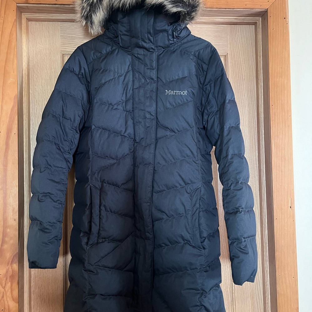 Marmot long puffy coat